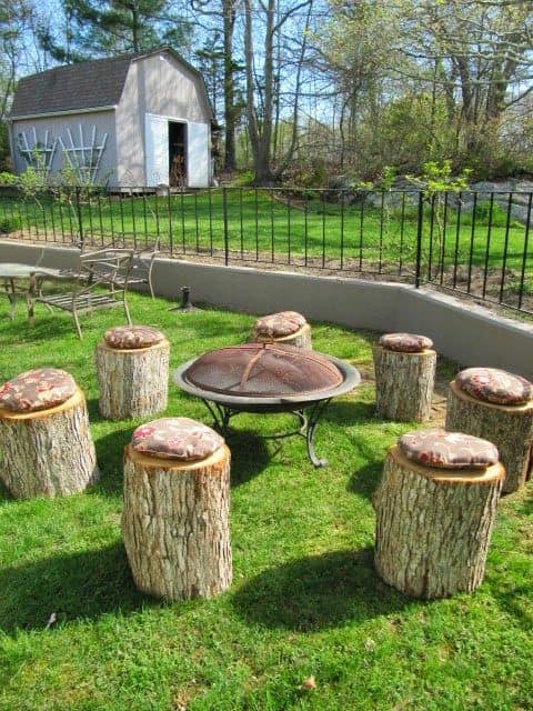 100 meubles en bois à faire avec des troncs d'arbres récupérés 58