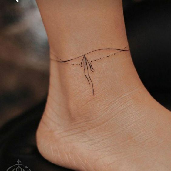 Les 100 plus beaux tatouages cheville femme 9