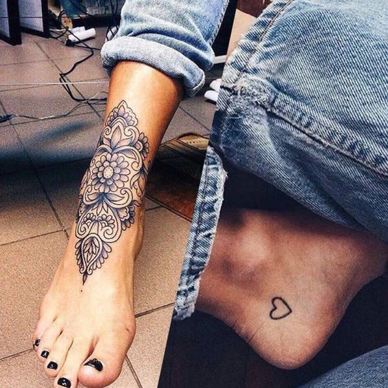 Les 100 plus beaux tatouages cheville femme 83