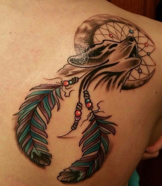 Les 100 plus beaux tatouages loup pour femme 2