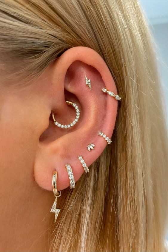 50 top idées de piercing oreille pour s'inspirer 11