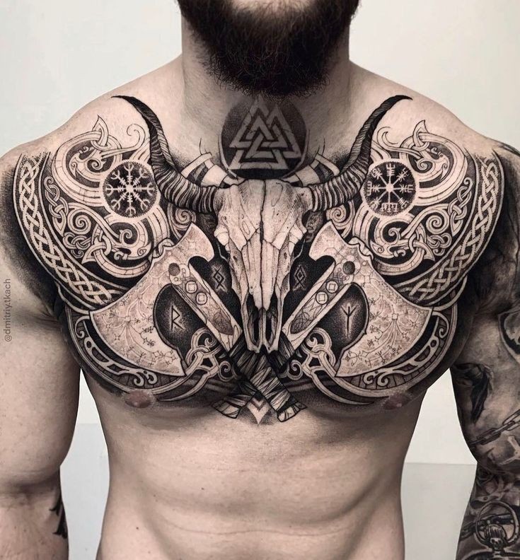 Les 50 plus beaux tatouages torse homme 15