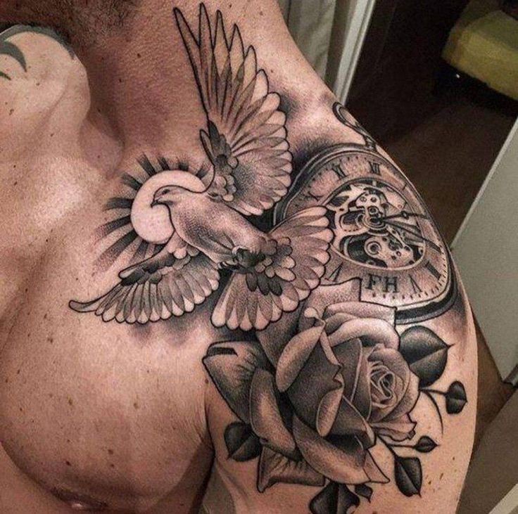 Les 50 plus beaux tatouages épaule homme 18