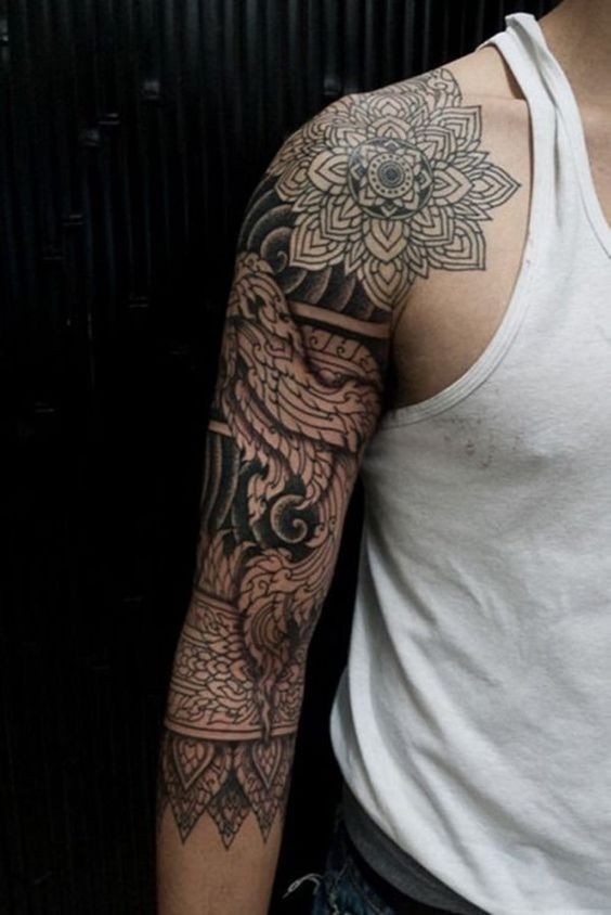Les 50 plus beaux tatouages épaule homme 21