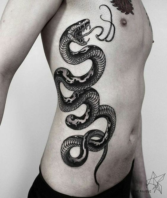 100 top idées de tatouages serpents 21