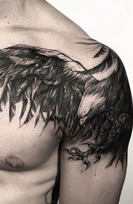 Les 50 plus beaux tatouages épaule homme 27