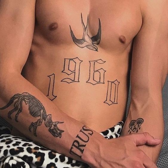 Les 50 plus beaux tatouages torse homme 36