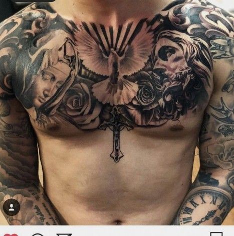 Les 50 plus beaux tatouages torse homme 41
