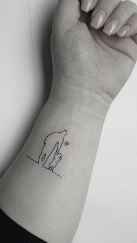 100 top idées de tatouages minimalistes 7