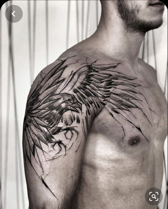 Les 50 plus beaux tatouages épaule homme 8