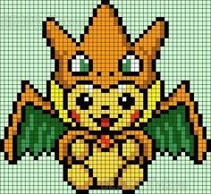 50 top idées de pixel art Pikachu 11 50 top idées de pixel art Pikachu 11