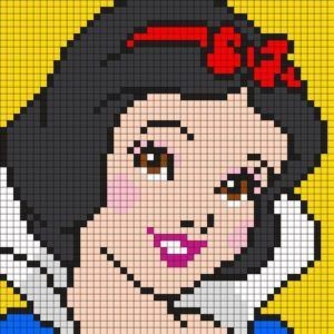 100 top idées de pixel art Disney faciles 12