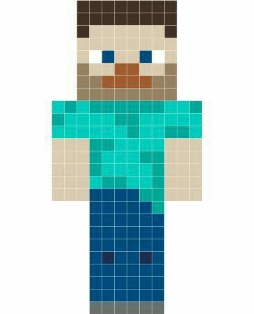 50 top idées de pixel art Minecraft 12