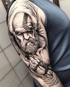 Les 100 plus beaux tatouages viking 12