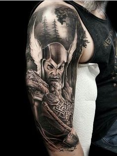 Les 100 plus beaux tatouages viking 13