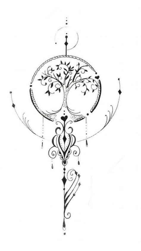 Les 50 plus beaux tatouages arbre de vie 14 Les 50 plus beaux tatouages arbre de vie 14