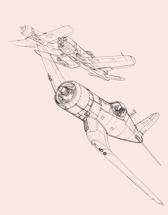 50 top idées de dessins d'avions pour apprendre à dessiner des avions 15