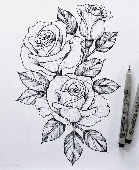50 top idées de dessins de fleurs : pour apprendre à dessiner des fleurs facilement 15