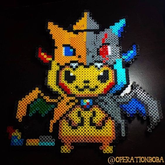 50 top idées de pixel art Pikachu 18
