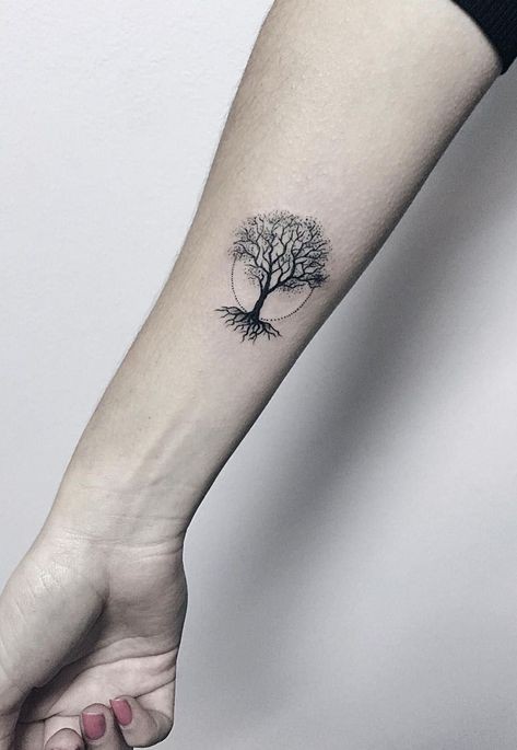 Les 50 plus beaux tatouages arbre de vie 19