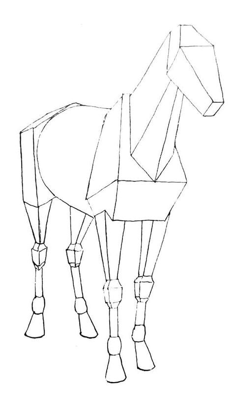 50 top idées de dessin de cheval 22