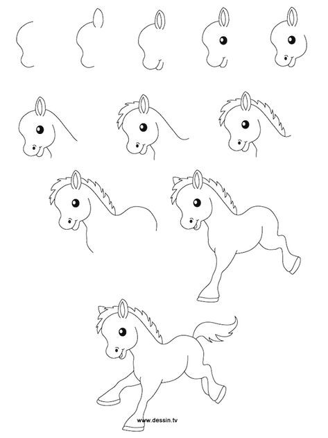 50 top idées de dessin de cheval 2