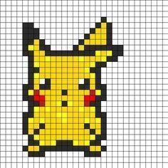 50 top idées de pixel art Pikachu 22 50 top idées de pixel art Pikachu 22