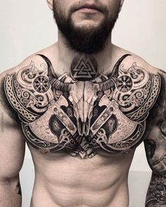 Les 100 plus beaux tatouages viking 21