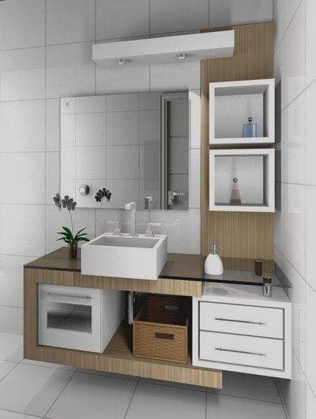 24 idées déco pour petites salles de bain 8
