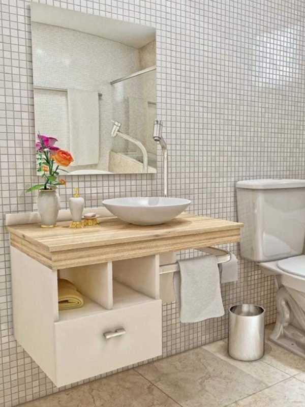 24 idées déco pour petites salles de bain 5