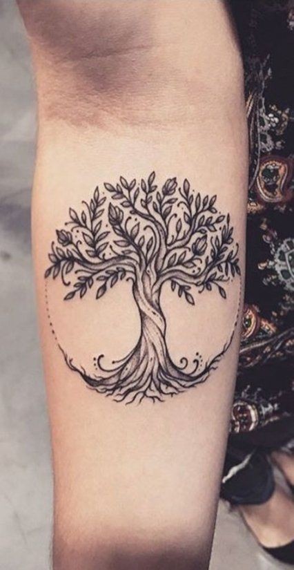 Les 50 plus beaux tatouages arbre de vie 30