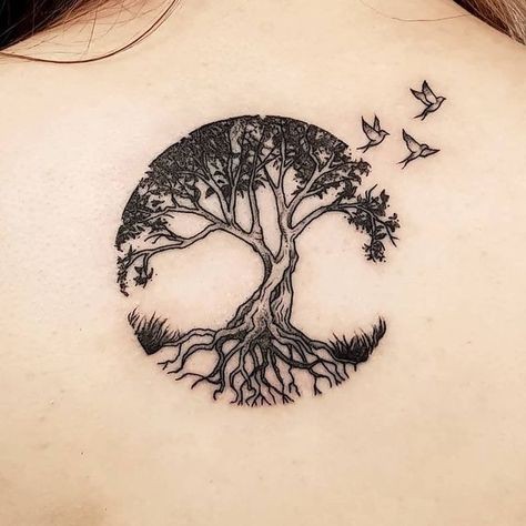 Les 50 plus beaux tatouages arbre de vie 29