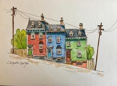 50 top idées de dessins de maisons : pour apprendre à dessiner des maisons 30