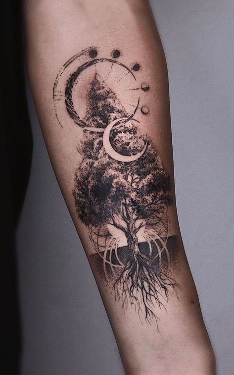 Les 50 plus beaux tatouages arbre de vie 32