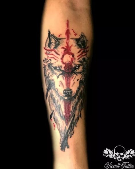 Les 50 plus beaux tatouages loup viking 3