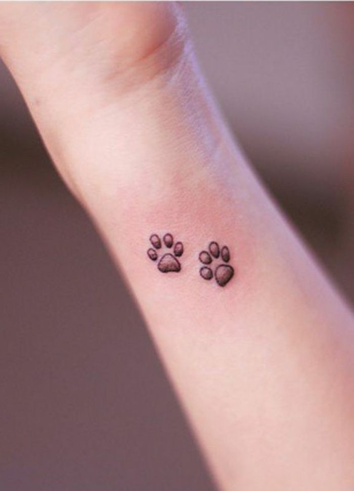 50 top idées de tatouages patte de chien 3