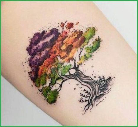 Les 50 plus beaux tatouages arbre de vie 35
