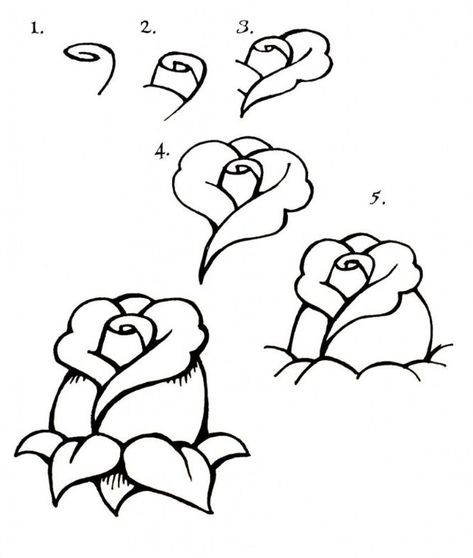 50 top idées de dessins de fleurs : pour apprendre à dessiner des fleurs facilement 35