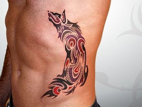 Les 50 plus beaux tatouages loup viking 38