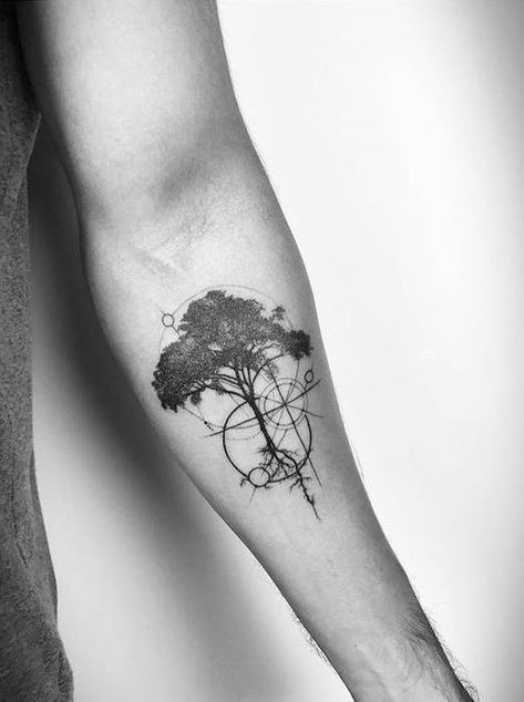 Les 50 plus beaux tatouages arbre de vie 44