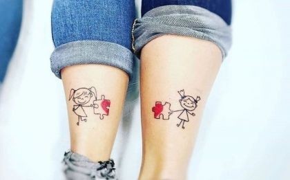 50 top idées de tatouages sœur pour s'inspirer 42