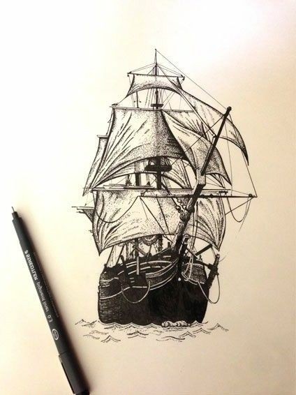 50 idées pour apprendre à dessiner des bateaux 43