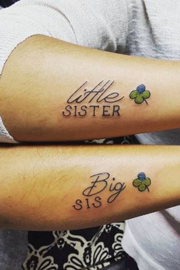 50 top idées de tatouages sœur pour s'inspirer 46