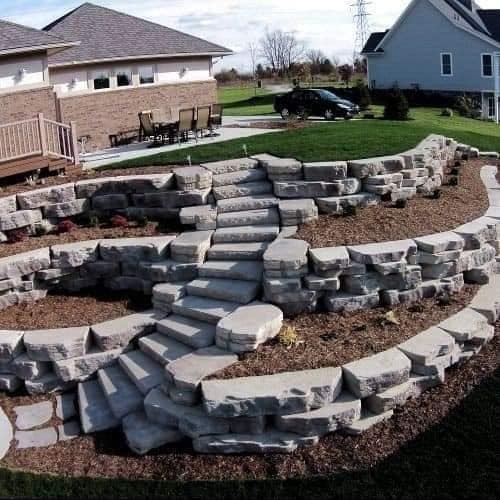 52 idées pour transformer son jardin avec des pierres 9