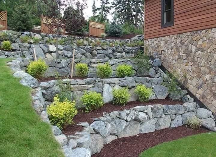 52 idées pour transformer son jardin avec des pierres 12