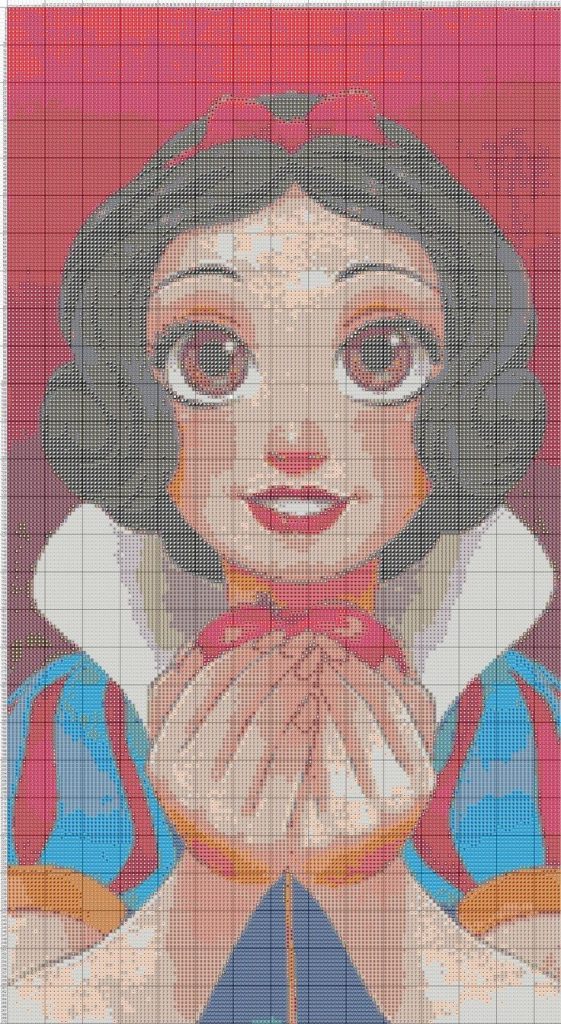 100 top idées de pixel art Disney faciles 55