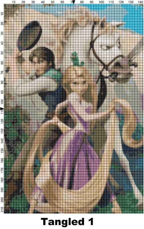 100 top idées de pixel art Disney faciles 57