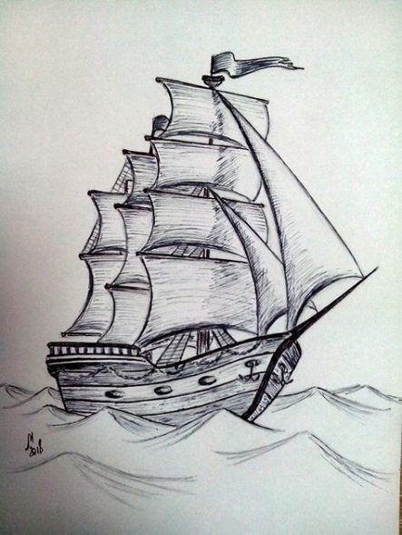50 idées pour apprendre à dessiner des bateaux 6