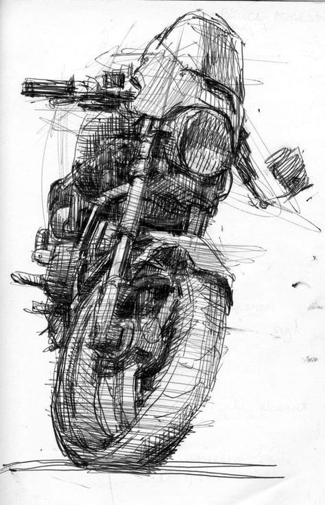 50 top idées de dessins de moto 6