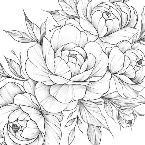50 top idées de dessins de fleurs : pour apprendre à dessiner des fleurs facilement 6
